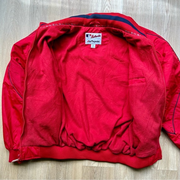 Vintage Authentic Majestic Red MLB Boston Red Sox Jacket - Picture 4 of 12
